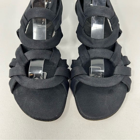 Casadei Black Strappy Open toe flats, Women’s Size 7.5 - Picture 6 of 13